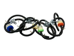 6MM Motorcycle Dirt Bike ATV Scooter Fuel Tank Petcock Valve Switch Inner Filter Gasoline Petrol Line Hose Tube Clips 50-200CC