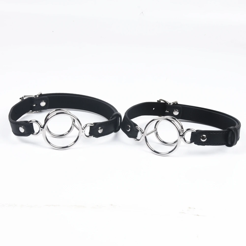 الجنس عن طريق الفم الكمامات اللعب BDSM حلقة الكمامات فتح الفم لعبة الكبار المثيرة اللعب اكسسوارات عبودية القيود الأزواج الجنس المنتج 18 +