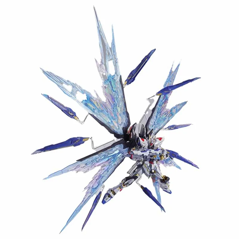 

Authentic Bandai METAL BUILD Gundam SEED DESTINY STRIKE FREEDOM "WING OF LIGHT" Option Set w/ Beam Effects & Dragoon TOYS