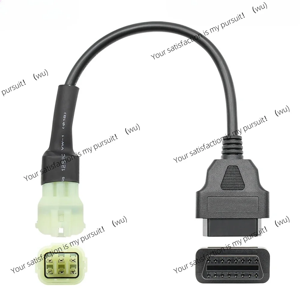 For KTM 6pin OBD2 Connector Motorcycle Motobike adapter cable OBD 2 Extension cable