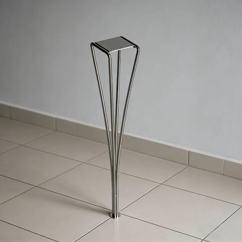 Stainless Steel Tripod Table Leg Support Bracket, Heavy Stand for Dining Table, Solid Wood Board and Desk
