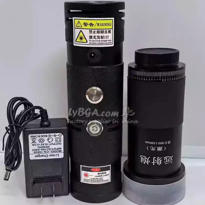 LY nuevo encendedor remoto láser Circular de mano de 120W distancia máxima personalizada 18m con lente para taladros contra incendios de encendido remoto