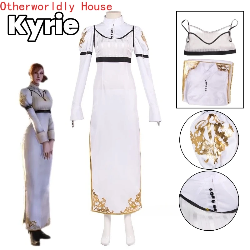 

Kyrie Anime Game Devil May Cry Cosplay Costume Clothes Uniform Cosplay Kyrie Dress Woman Adult Performance Dress Halloween Party