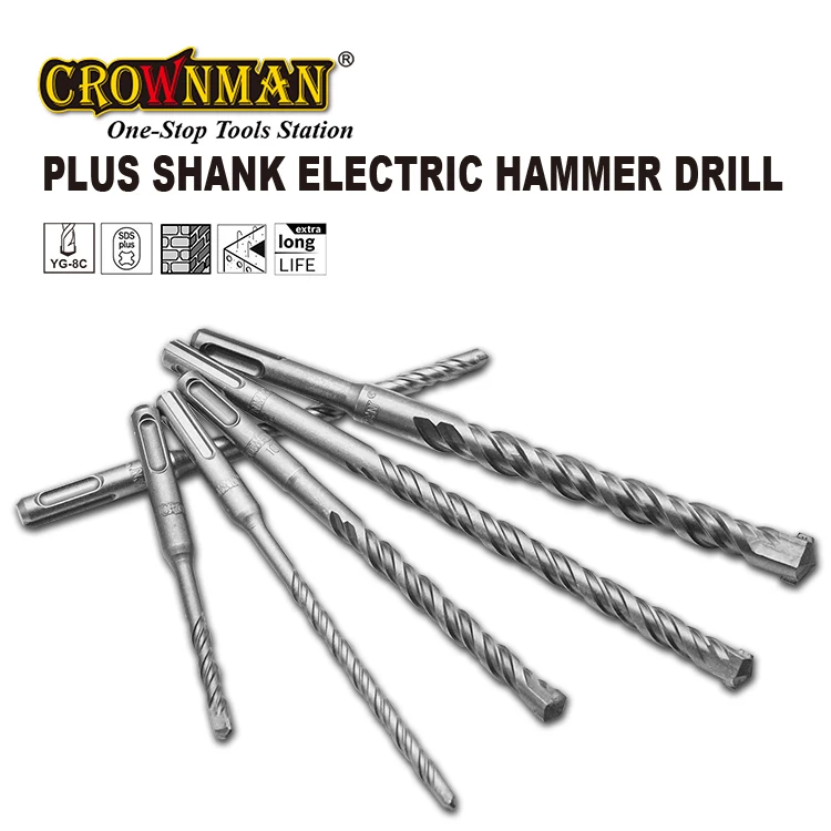 CROWNMAN 110-460mm Plus Hole Saw Drilling Carbide Tipped Bit Masonry Drill for Electric Hammer Drill Bit