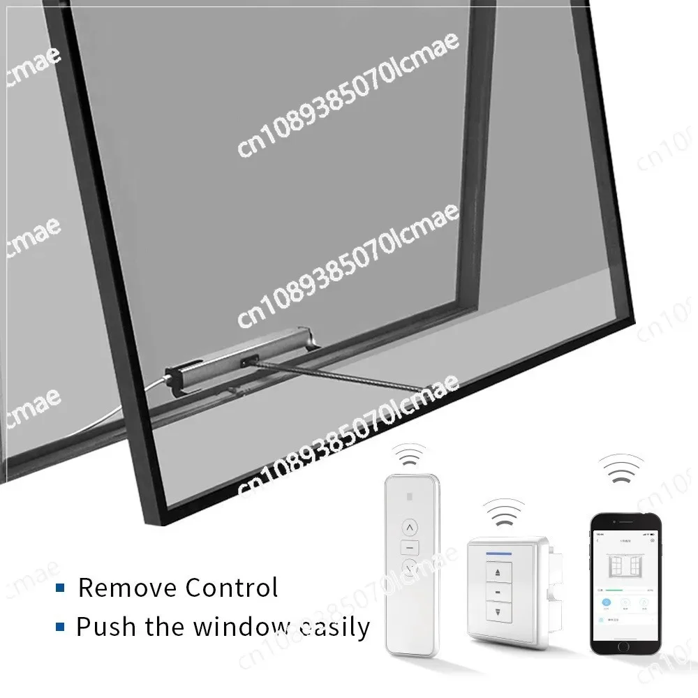 Electric window opener, automatic window closing and sliding device, skylight fire sensing smart home chain window opener