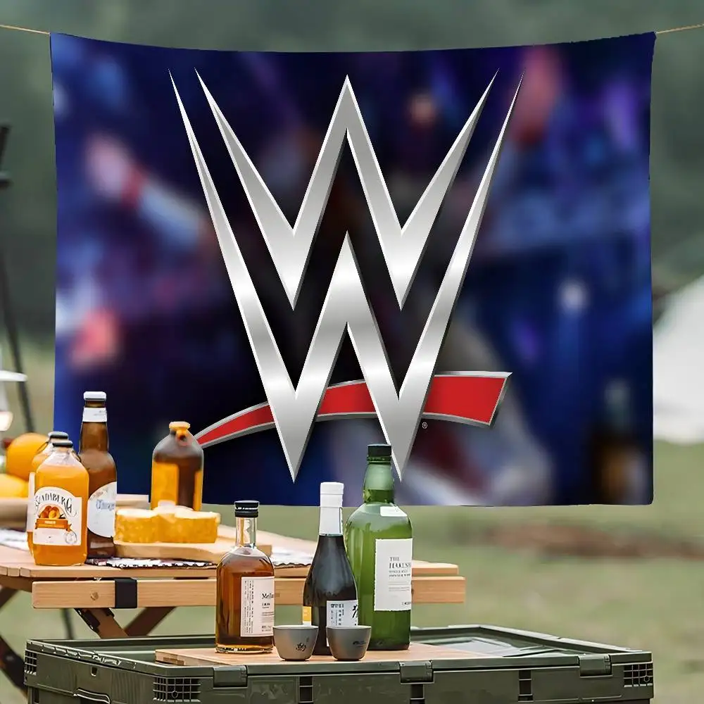 WWE المصارعة الكرتون العلم الجدار شنقا راية الديكور ديكور المنزل المنزلي