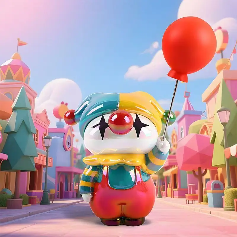 New Arrival Hot Selling Circus Clown Diary Blind Box Novel Trendy Toy Figurine Workstation Decoration  Birthday Gift Garage Kit