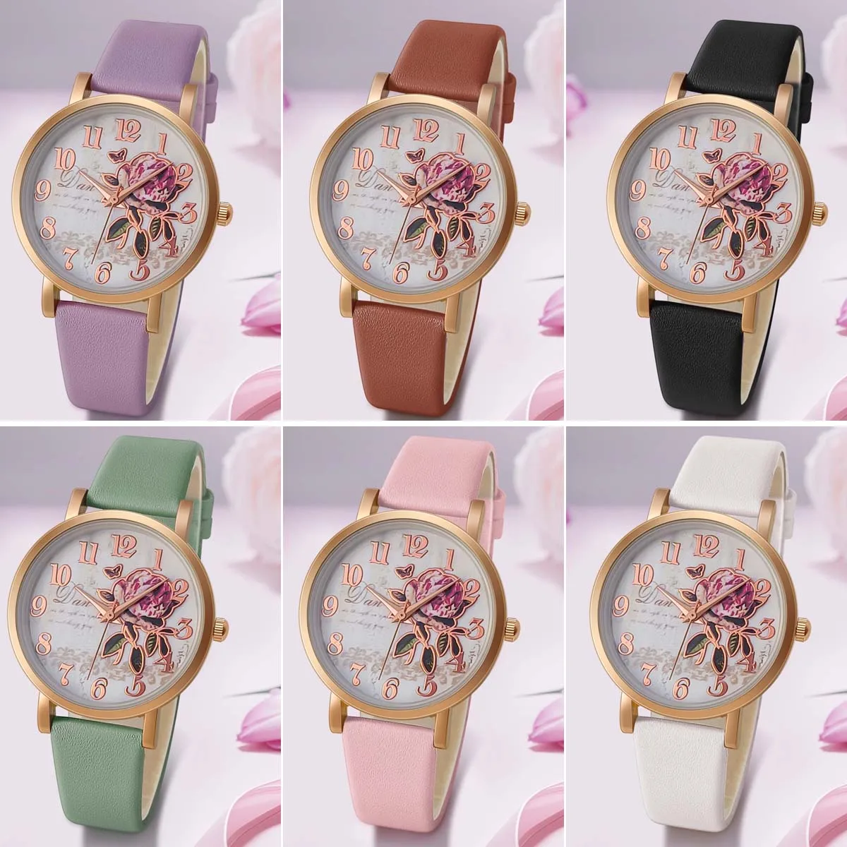 Casual Women Watch Pu Leather Watches Women Clock Ladies Quartz Wristwatch Festival Gift Reloj Mujer relogio feminino