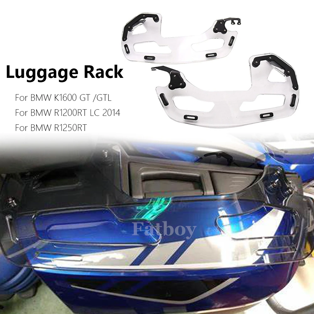 For BMW R1200RT LC 2014 R1250RT K1600 GT GTL 2021 2020 2019 2018 New Motorcycle ADDITIONAL LUGGAGE RACK -CLEAR- ON SIDE PANNIERS