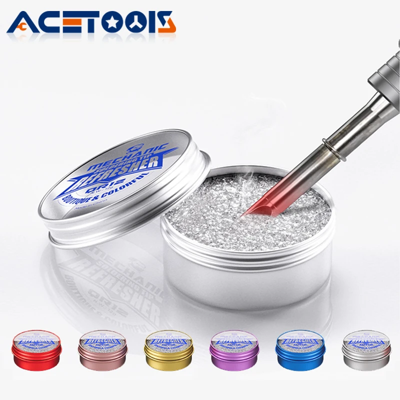 

Mechanic QR12 Soldering Tip Refresher Non-stick Tin Solder Cream Clean Paste Oxide Solder Iron Tip Refresh Tip Tinner Activator
