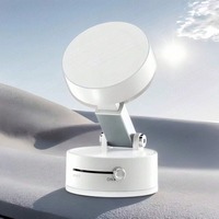 New Foldable Magnetic Vacuum Suction Phone Holder Double Sided Suction Cup Car Bracket Portable Lazy Phone Stand for Home Car ﻿