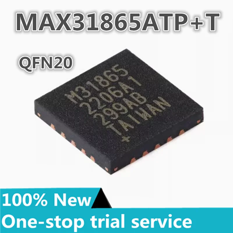 2-50pcs MAX31865ATP+T MAX31865AAP+T RTD to digital output converter/temperature switch sensor chip IC new original genuine