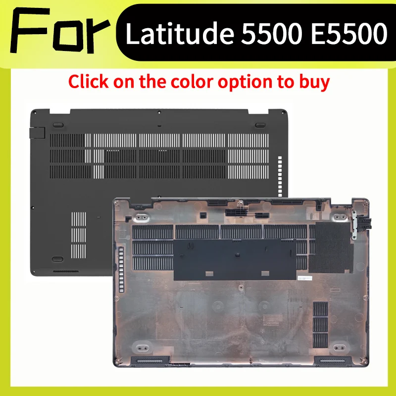 

Black New 01KW4W For Latitude 5500 E5500 Base Cover Lower Case Bottom Case