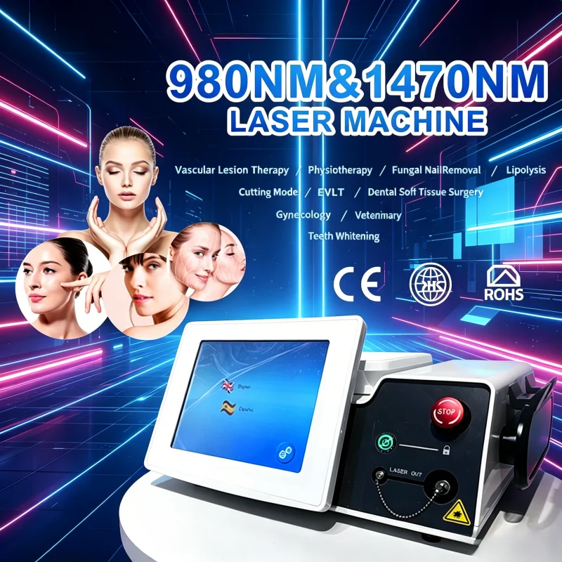 Lipolysis Endolase 980nm 1470nm Optical Fiber Therapy Liposuction Vaser Cannula Skin Tightening Diodo Lase Facelifting CE ROHS