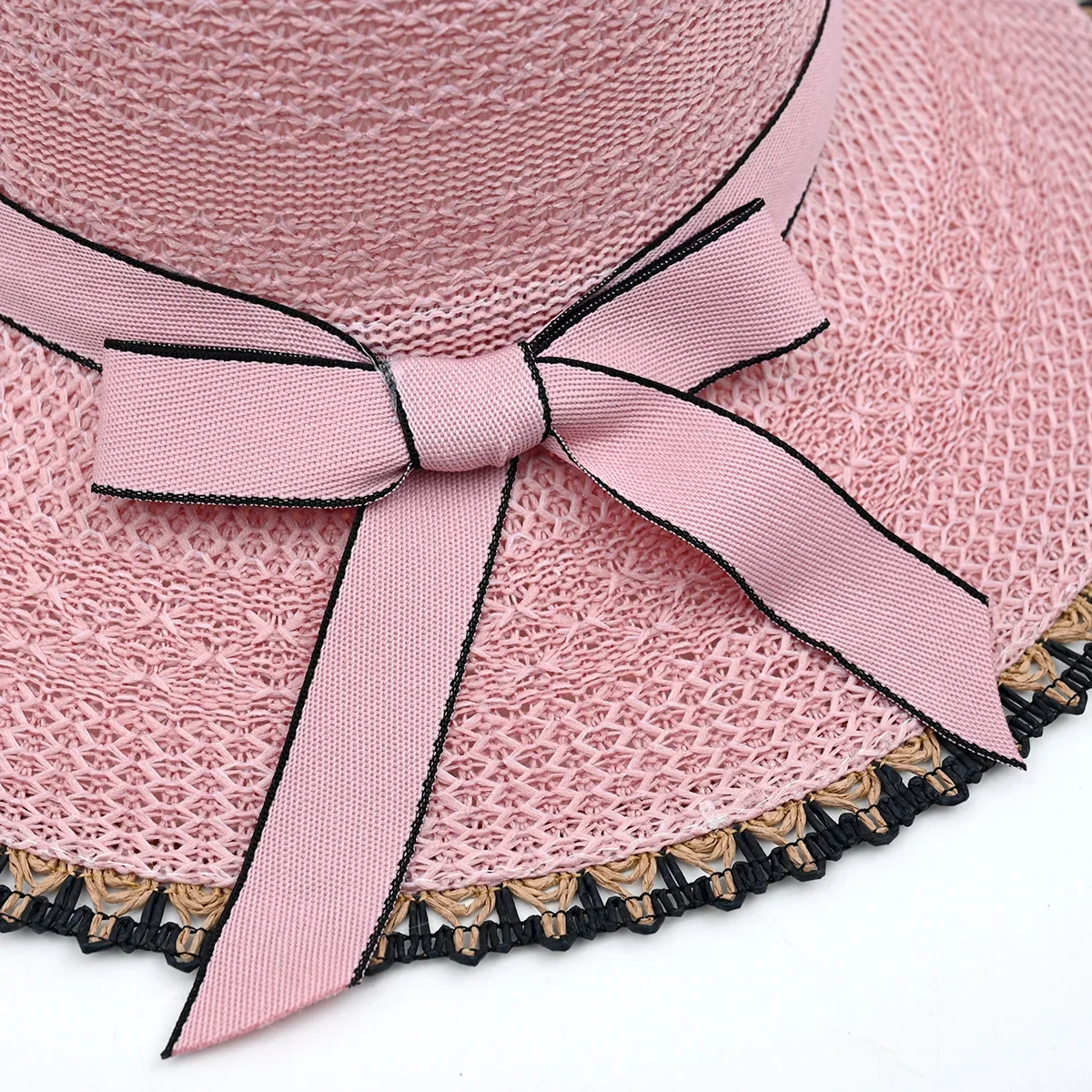 Новое поступление лета, модная женская соломенная шляпа, пляжная шляпа от солнца с защитой от ультрафиолета