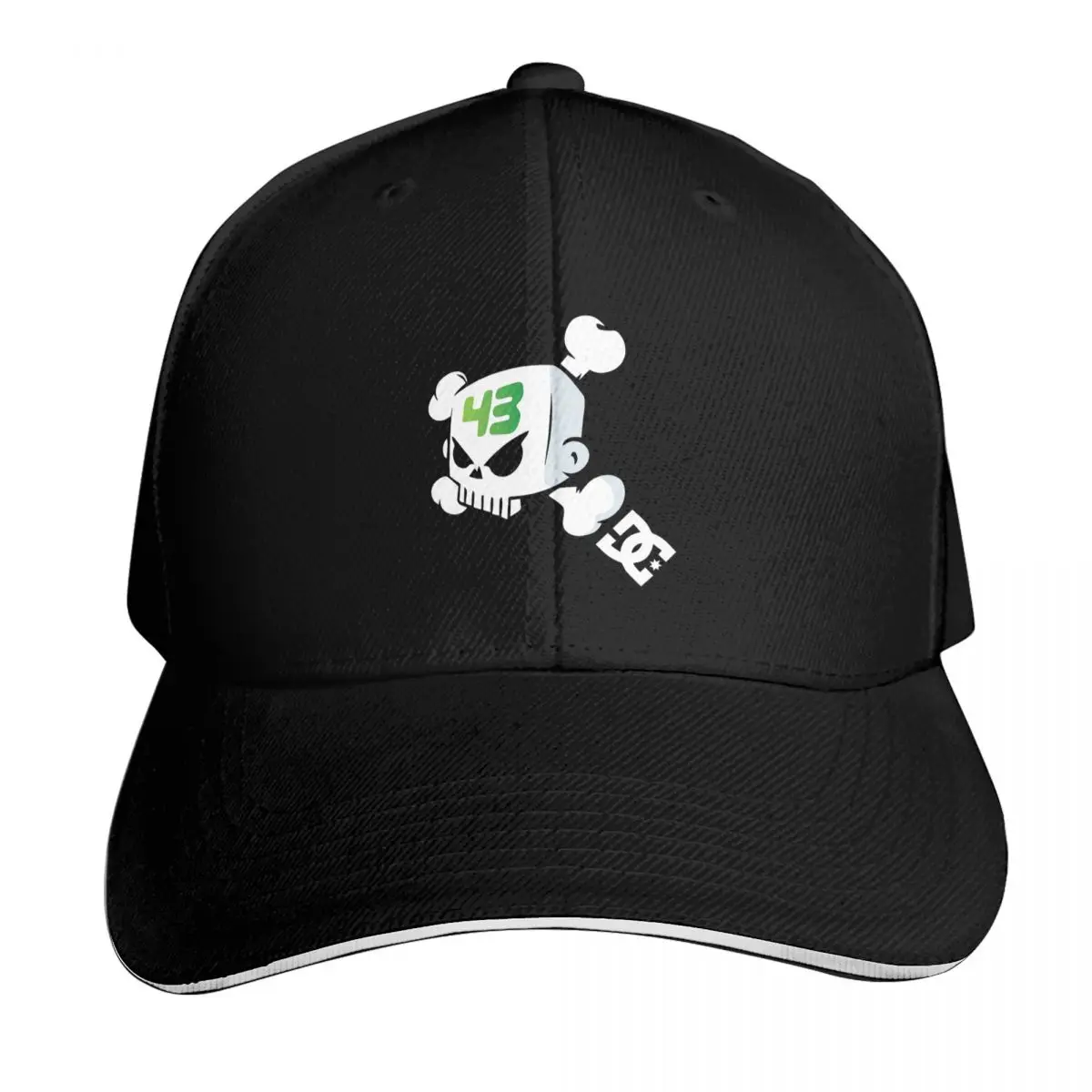 Ken Block Skull 43 Cap Fashion Casual Baseball Caps Adjustable Hat Hip Hop Summer Unisex Baseball Hats