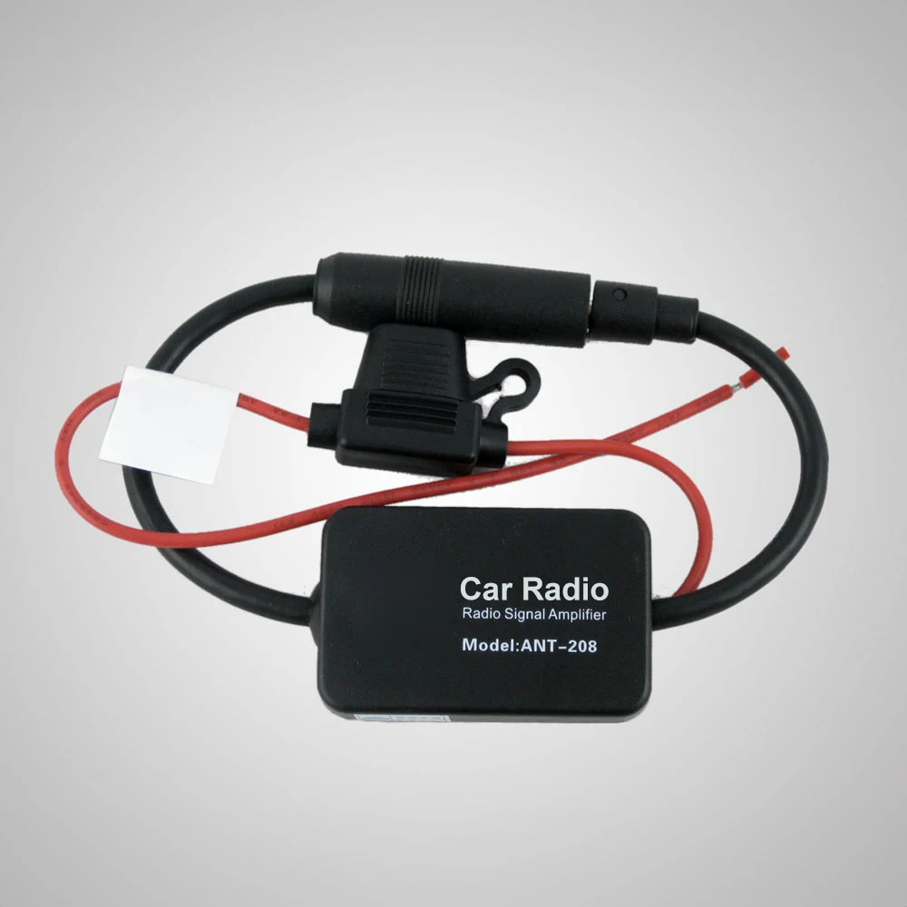 DAB+FM+Car Stereo Antenna Aerial Splitter Cable Adapter 12V Radio Signal Amplifier Antenna Signal Booster FM/AM Car Accessories