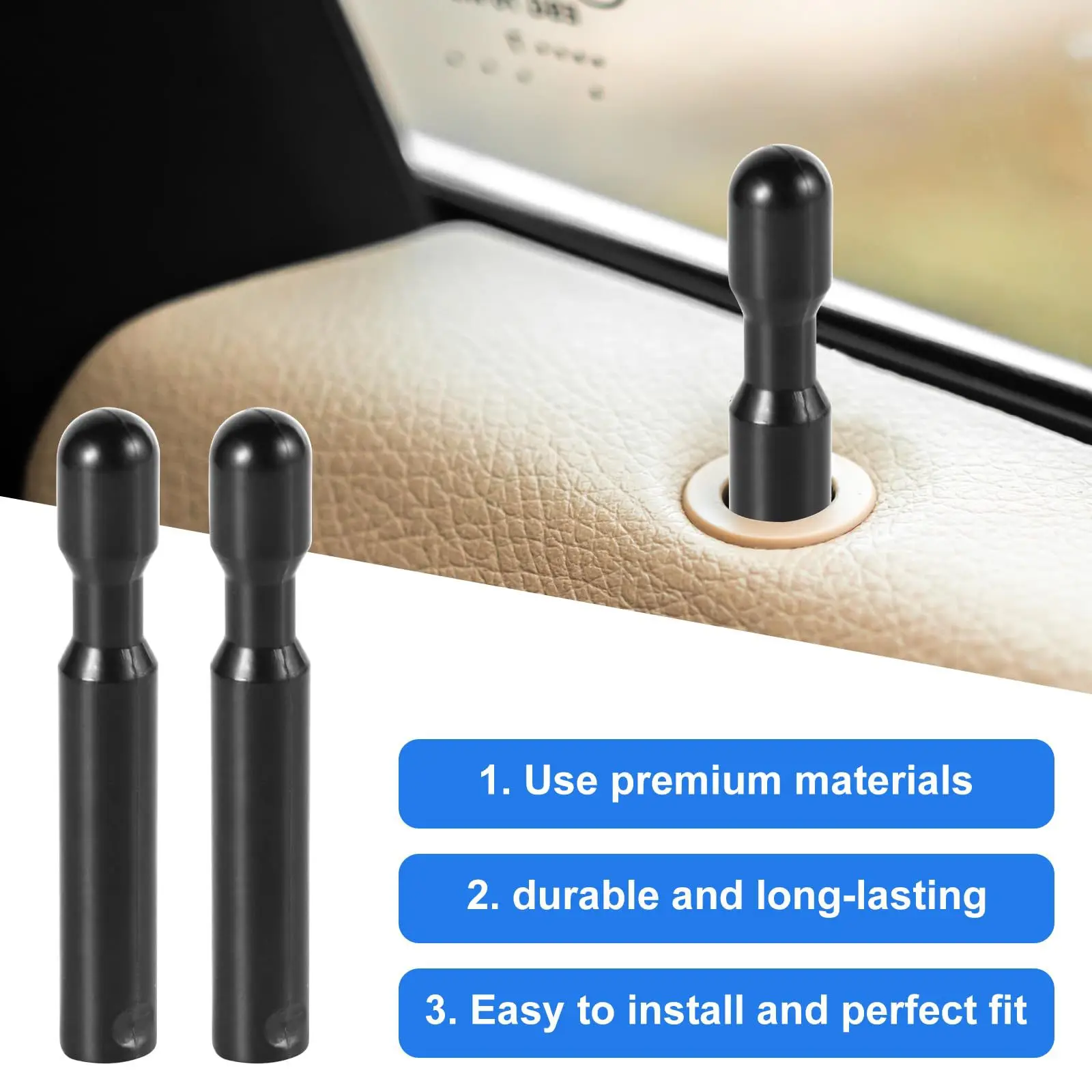 Car Door Lock Knob Column Pull Pin FODZ-5421850-A for Ford F150  D9ZZ-6621850-B