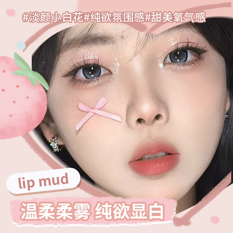 Gogotales Lock Kleur Lip Klei Naakt Pure Lust Lipgloss Matte Fluwelen Whitening Lipsticks Langdurige Volledige Dekking Make-Up Voor Lip