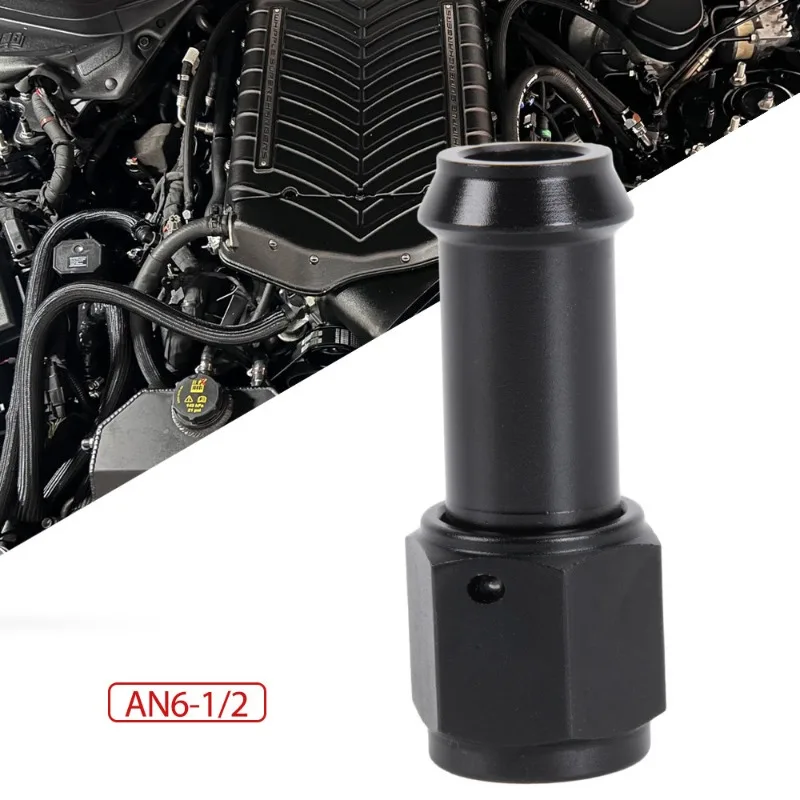Automotive Modification Oil Cooling Connector AN6 Female Internal Thread 90-Degree Inverted Hanging Oil Pipe Adapter