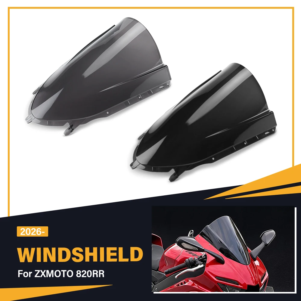 FOR ZXMOTO 820RR 820 RR 2026-Motorcycle Windshield Windscreen Motorcycle Accessories Shield Protector Sport Front Wind Deflector