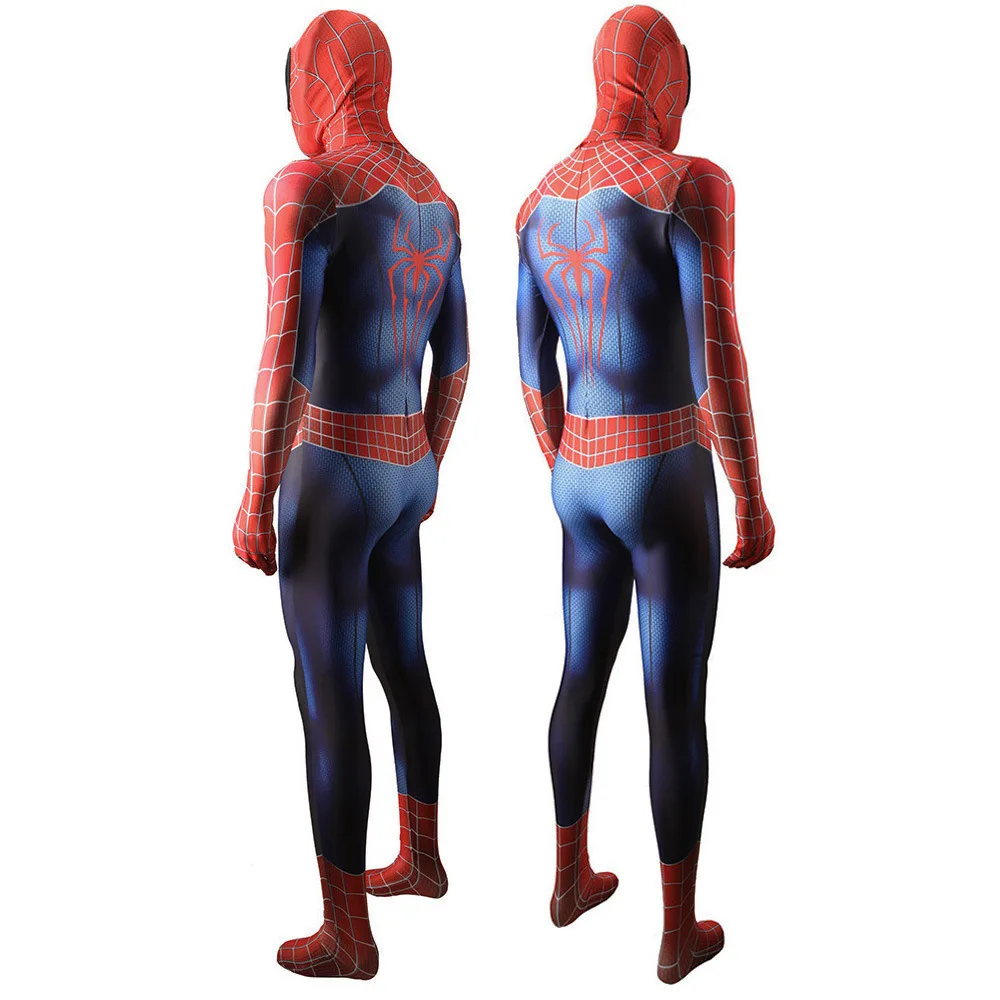 Das erstaunliche Spiderman Kostüm Cosplay Tom Holland Jungen Spandex Zentai Bodysuit Superheld Halloween Kostüm Spinne Cosplay Erwachsenen