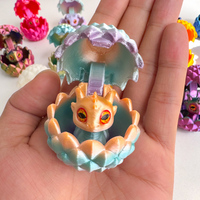 3D Printed Dragon Egg Figurine Cute Dragon Egg Baby Toy Creative Office Desktop Decorations Easter Christmas Decorations