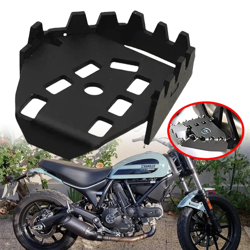 

Fit For Ducati Scrambler 400 800 Scrambler800 Motorcycle Accessories Brake Lever Extension Pedal Step Plate Enlarge Extender Pad