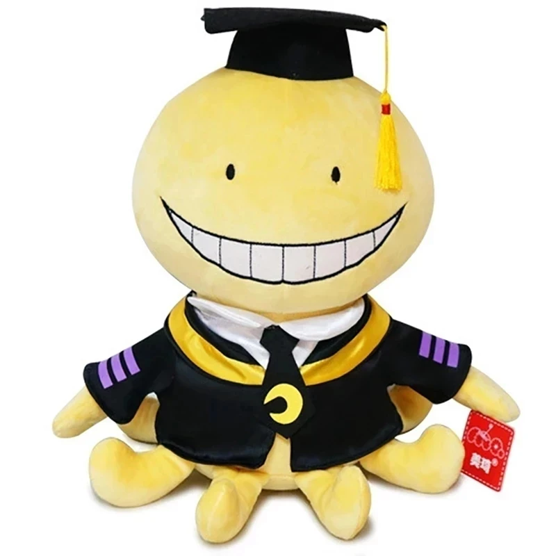 Niedliche Tintenfisch puppe korosensei koro sensei Lehrer Plüsch Stofftiere Cartoon Tiere Puppen Absolvent Kinder Attentat Klassen zimmer