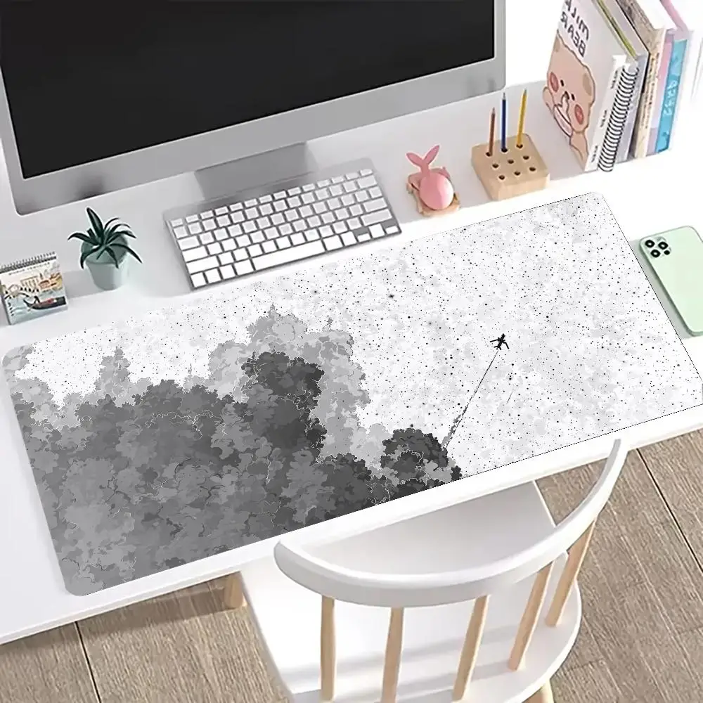 

Коврик для мыши Pixel Sky, большие коврики для компьютерного офиса, игрового стола, XXL, резиновые противоскользящие коврики для игровой клавиатуры, длинные настольные коврики