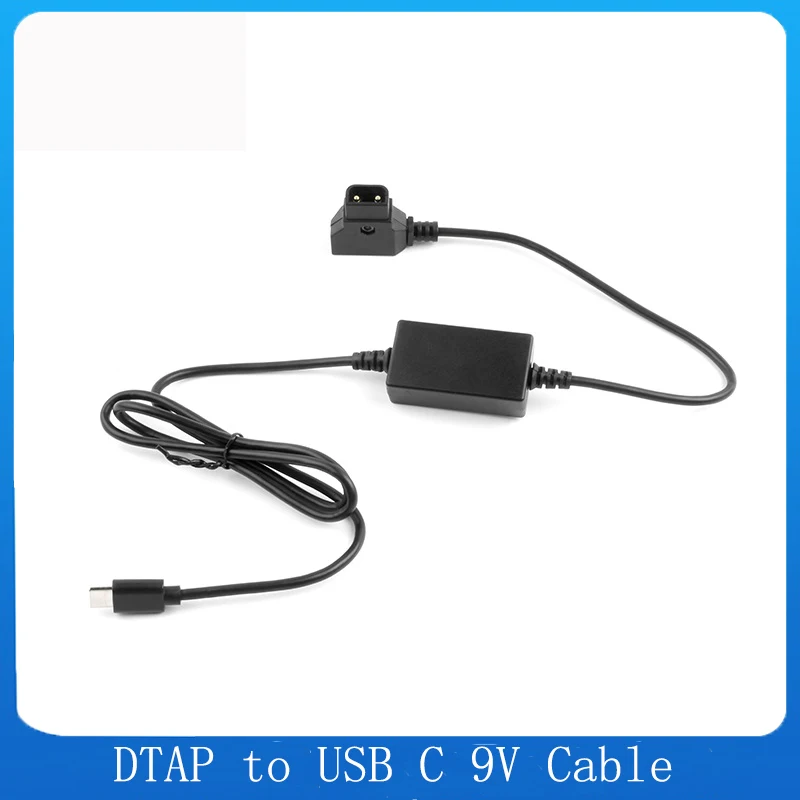 D-Tap to Type-C PD Output Power Cable Plastic D Tap to USB C  Power Cable for Mobile Phones for Cameras