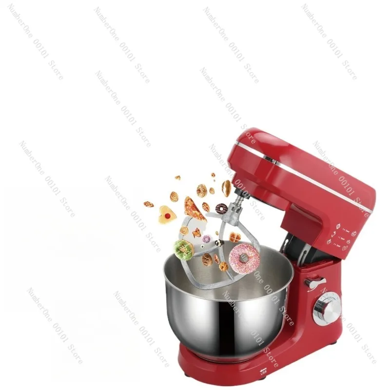

5.5L Large Capacity Stand Mixer Multifunction Desktop Kitchen Food Mixer Fully Automatic Dough Kneading Machine Electric Egg
