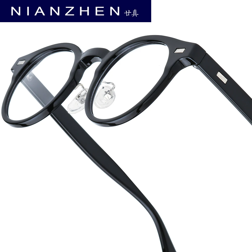 NIANZHEN TR90 إطار النظارات النساء 2025 البيضاوي العلامة التجارية تصميم نظارات الرجال خفيفة الوزن ريترو خمر نظارات نظارات 72321 #3