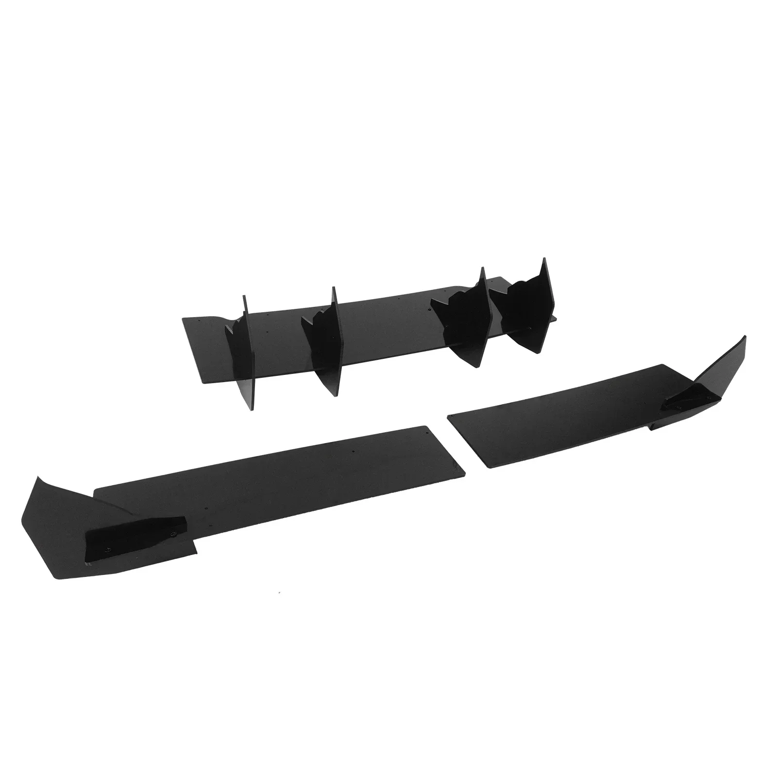 

Suitable for Dodge Challenger 2008 2009-2022 2023 9 PCS Rear Bumper DiffuserGlossy Black V2 Style Car Accessories Spoiler