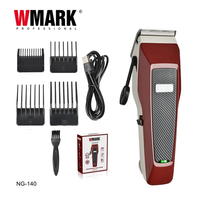 New! WMARK NG-140 Rechargeable Clipper Clipper With High Quality 6CR13 stainless steel Blade