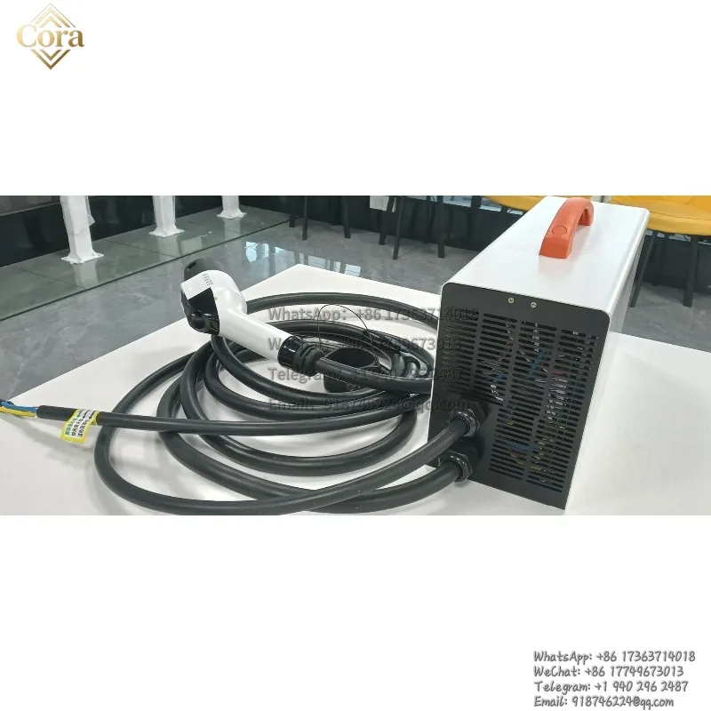 Portable DC Fast EV Charger Station Adjustable 0-10A 200-1000V, IP55 Protection, Multi Standard Supported, CE & ROHS Certified
