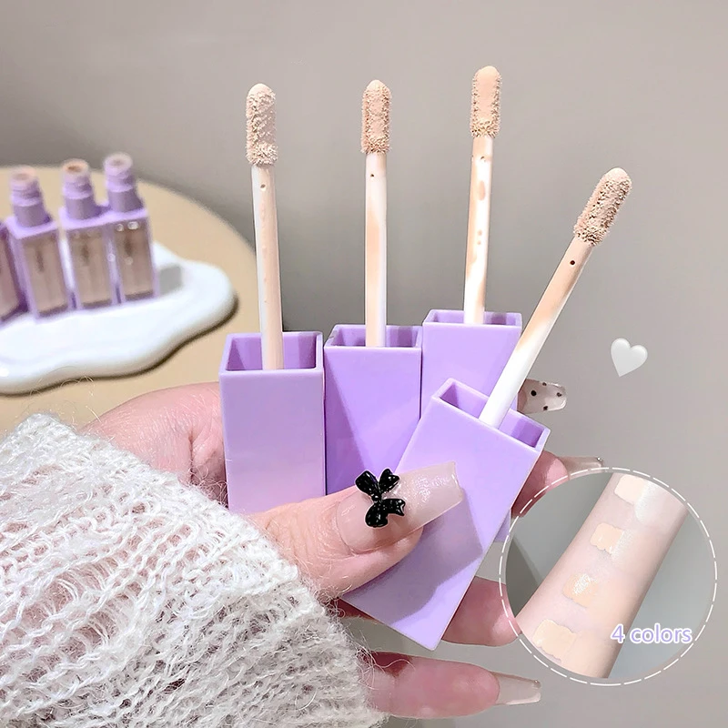 色補正液体コンシーラーホワイトファンデーションメイクアップベース顔明るくカバーアップくま防水コンシーラースティック