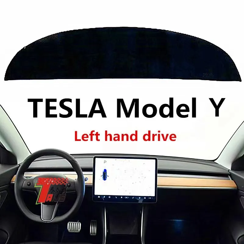 

TAIJS Factory Sport Dust resistant Polyester Fibre Car Dashboard Cover For TESLA Model Y Left hand drive