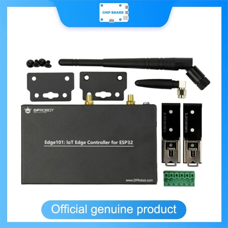 DFRobot EDGE101 ESP32 Industrial IoT Controller with 4G CAT1, RS485 CAN Ethernet Programmable Gateway