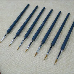 Premium Art Supplies - Ultra-fine Wolf Hair Pens for Watercolor and Nail Art Wolf Hair Paint Brushes for Detailing and Line Work