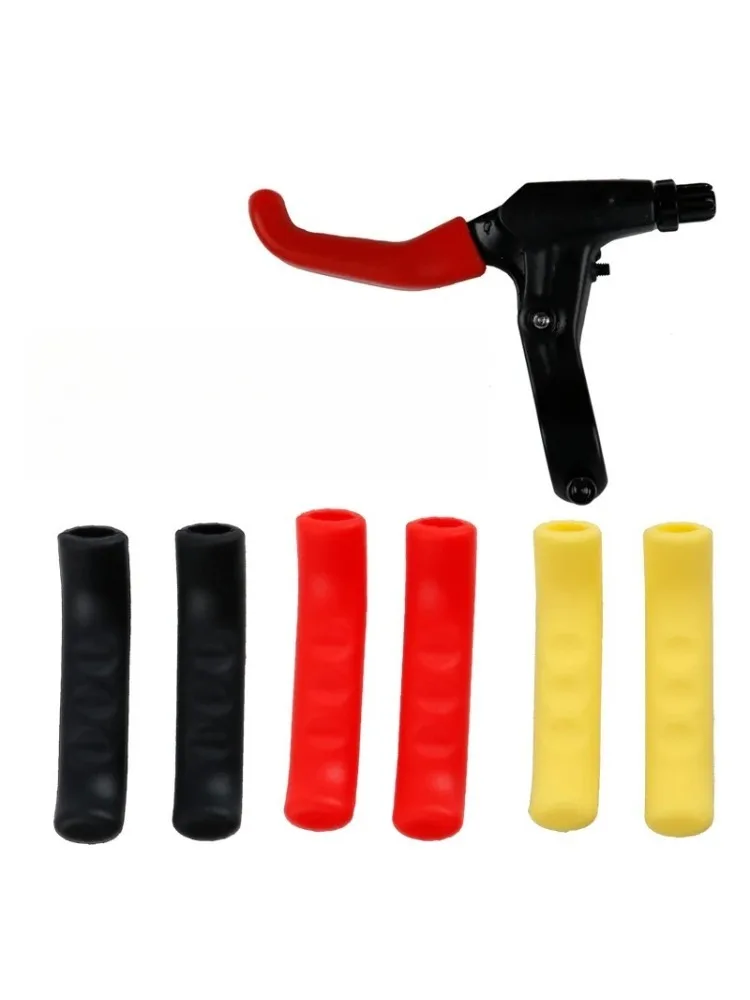 AliExpress NONE 1Pair Silicone Bike Brake Lever Cover Anti-slip Protective Handle Grips Universal MTB Road Bike Cycling Accessories