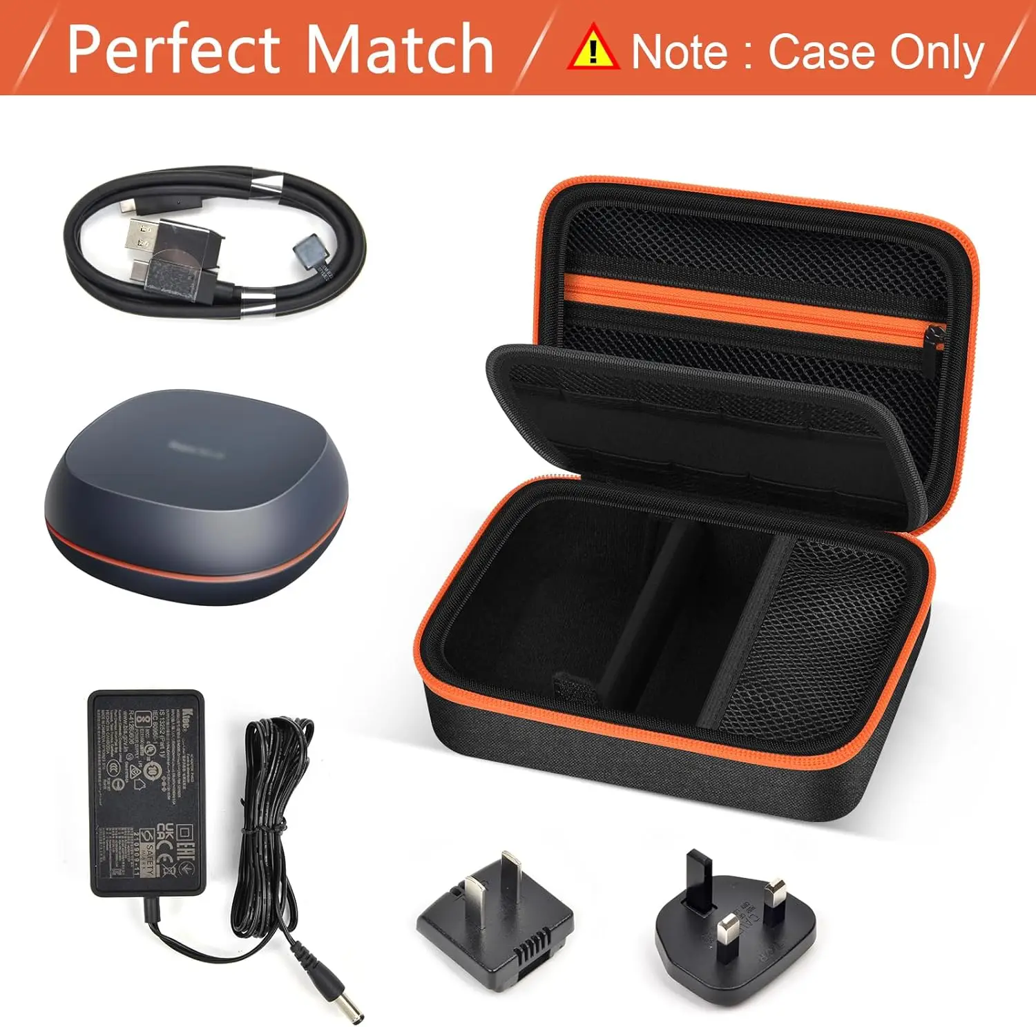 (Case only) Case Compatible with SanDisk 8TB 4TB Desk Drive SSD/for External Solid State Hard Drive, Memory Card SD Cards