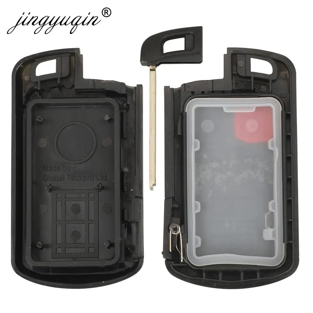 Jingyuqin 6ปุ่มสมาร์ทรีโมทรถ Key Case สำหรับ Toyota Sienna 2011 2012 2013 2014 2015 2016 2017 2018 2019 2020