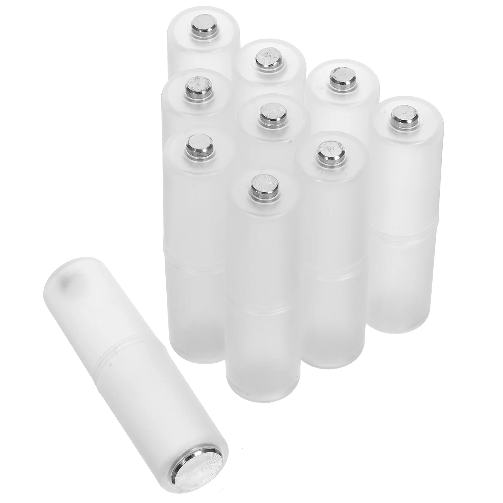 

10 Pcs Adapter Converter Aaa to Batteries Holder Sleeve Electric Circuit Testing Device