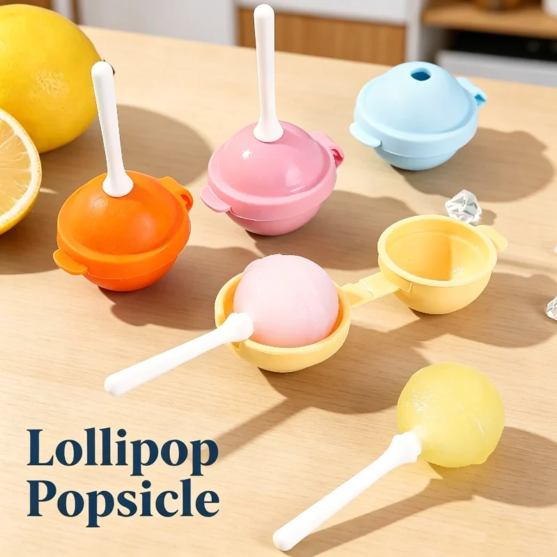 Ice Mold Sphere - 4 قطع قالب سيليكون لعمل مصاصات