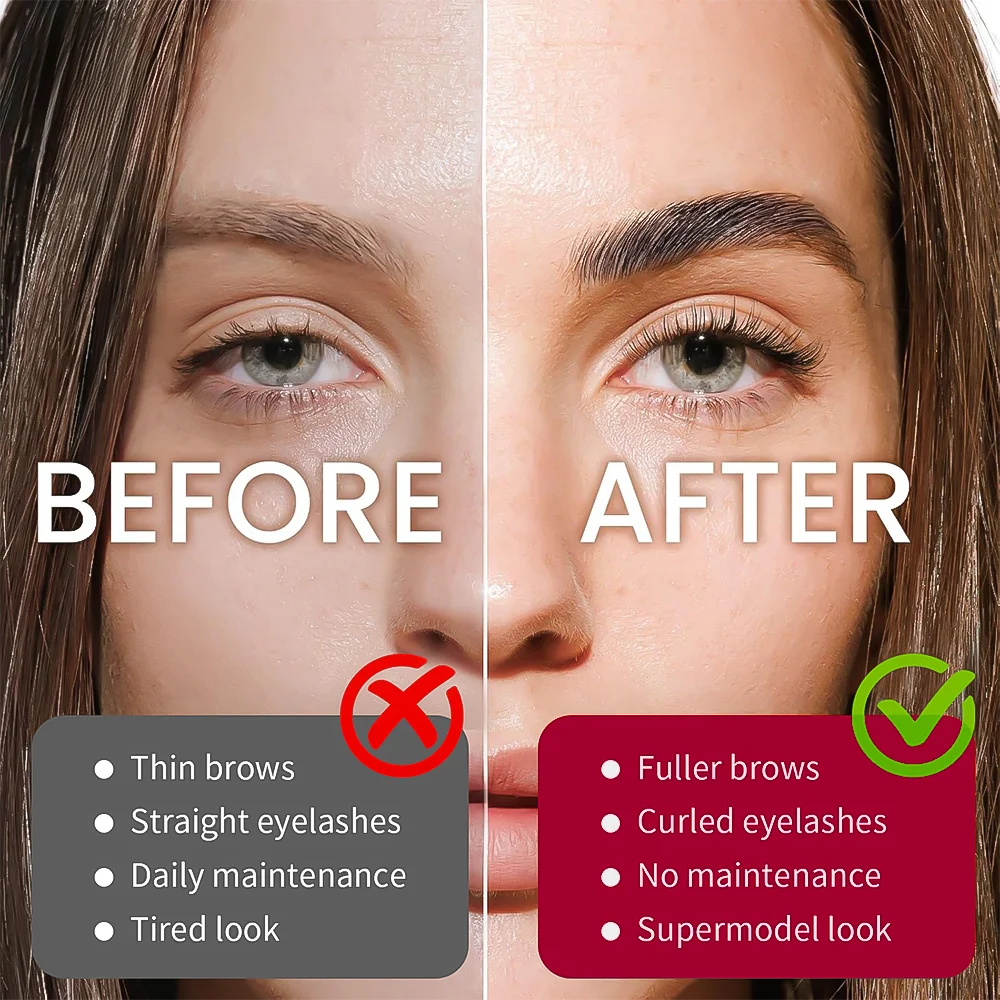 ICONSIGN 2IN1 Professional Fast Perming LASH & BROW Liftng Kit ยาวนาน 6-8 สัปดาห์มาสคาร่ายกขนตา Enhancer เครื่องมือแต่งหน้า