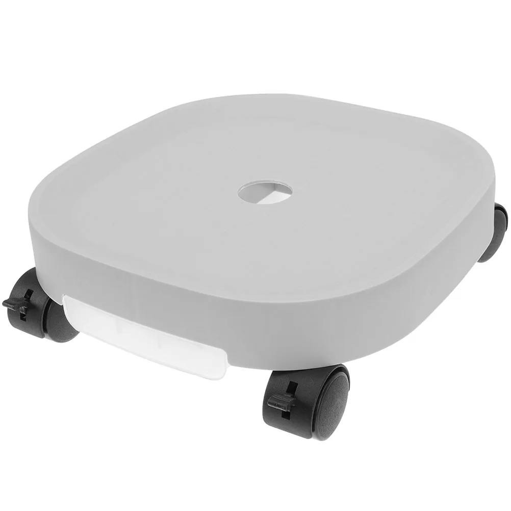 

Heavy Duty 11.79 Inch Thickened Resin Plant Tray Swivel Wheels Brakes Water Collection Drawer Rolling Planter Base For Indoor