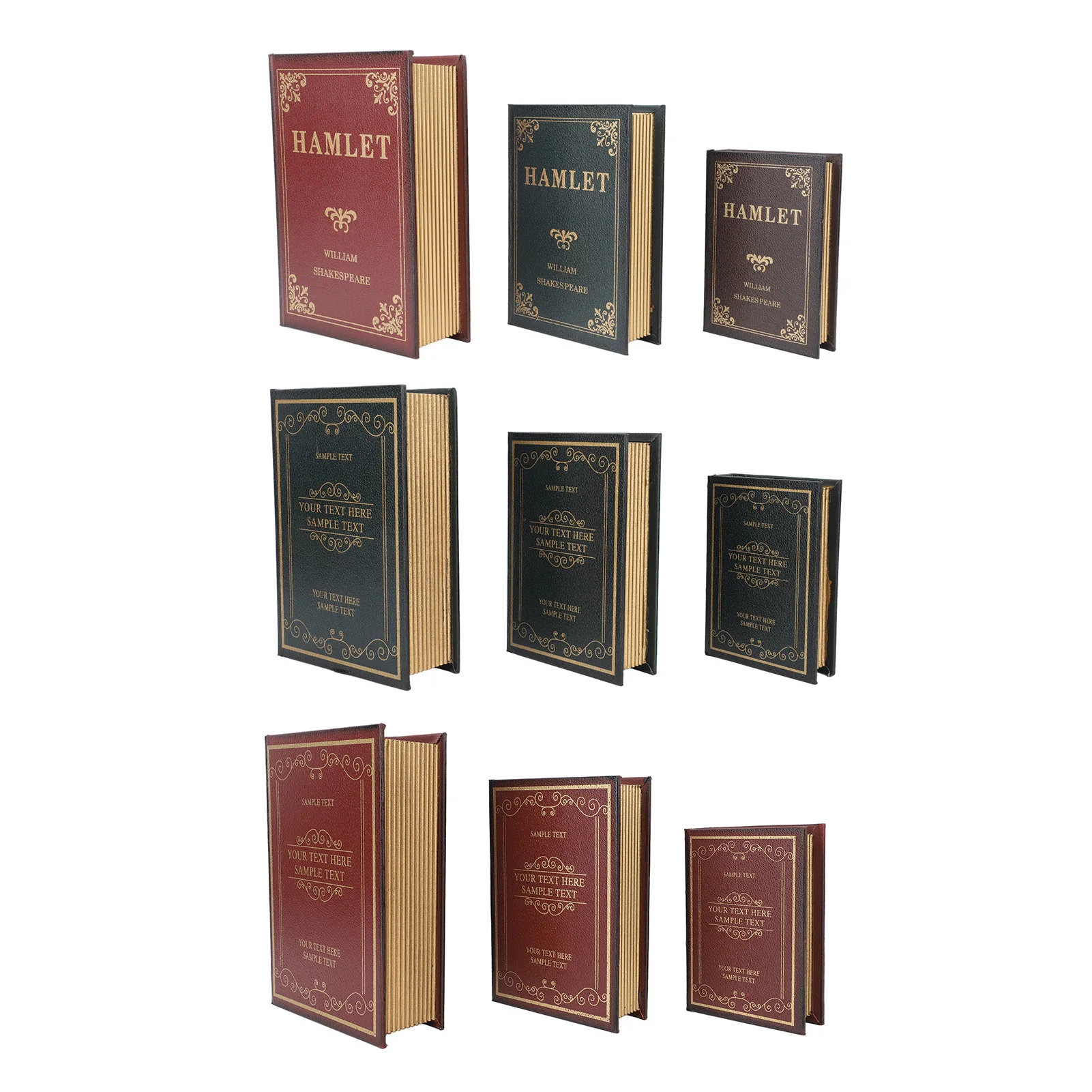 

Винтажная декоративная шкатулка в форме книги для хранения мелочей, декора и реквизита для фотосессий