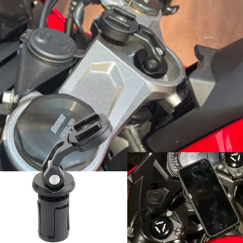 Phone Holder Triple Tree Fork Clamp Stem Mount Motorrad GPS Navigation Stand Motorcycle Mobile Phone Support for Honda CBR500R