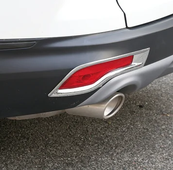 Estilo de coche, cubierta de lámpara de luz antiniebla trasera cromada, moldura de marco de recorte, adorno de moldura de parachoques para HONDA HRV VEZEL HR-V 2017-21
